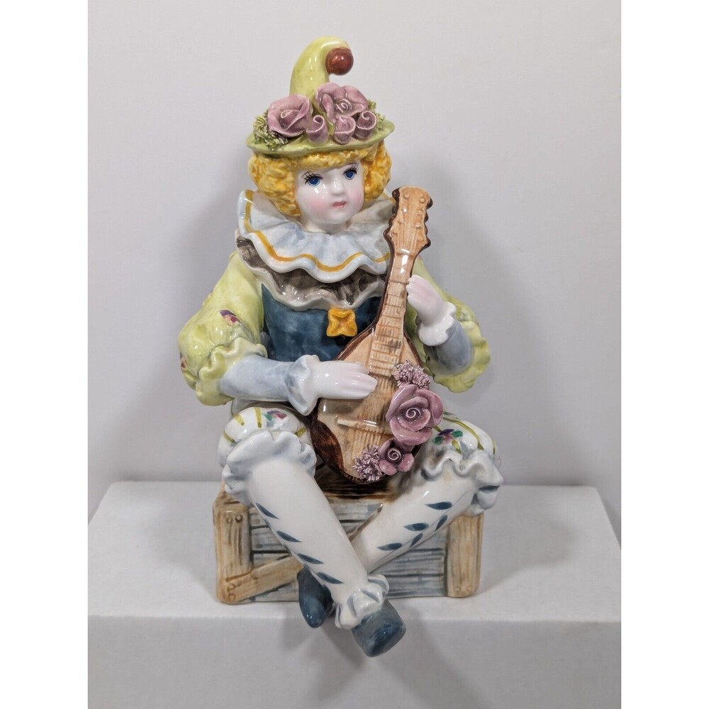 Vintage Schmid 1993 Fancy Clown Music Box Signed Yamada 28/1500 Ltd. Edition